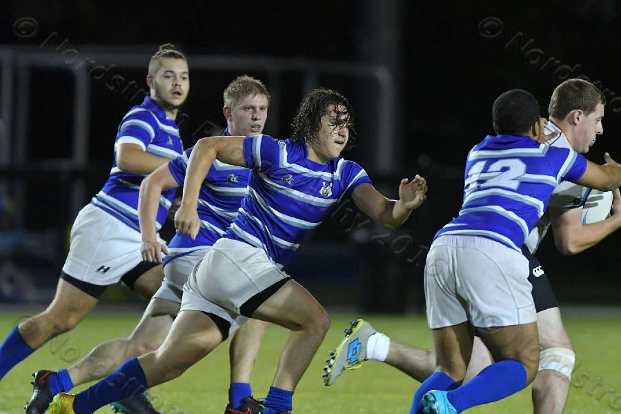 Wheaton Men\'s Rugby vs Mass Maritime.  Photo by Keith Nordstrom